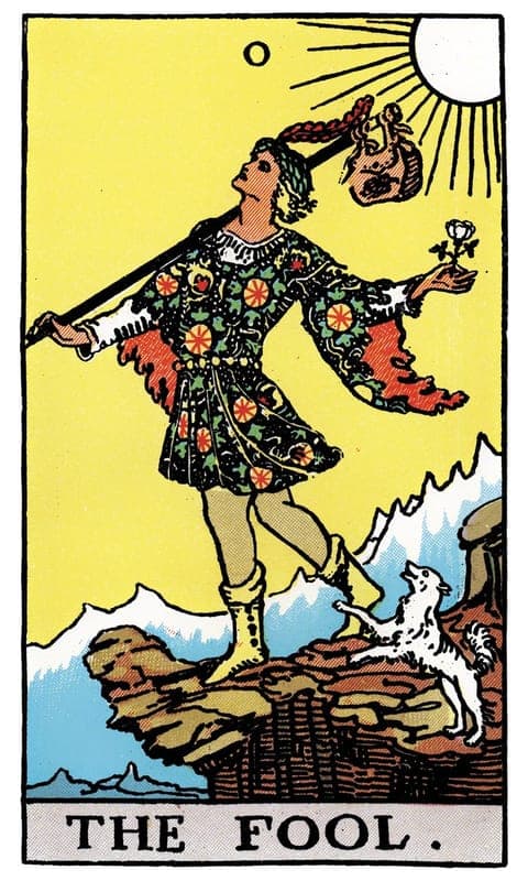 The Fool, Rider–Waite–Smith deck