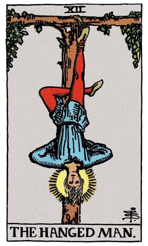 The Hanged Man, Rider–Waite–Smith deck