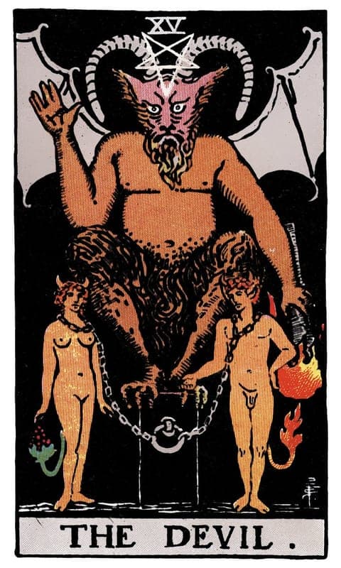 The Devil, Rider–Waite–Smith deck