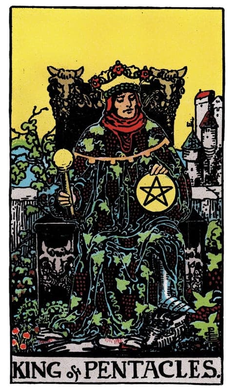 King of Pentacles, Rider–Waite–Smith deck